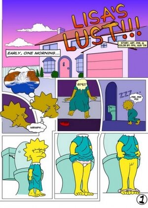Simpsons- Lisa’s Lust - Page 1