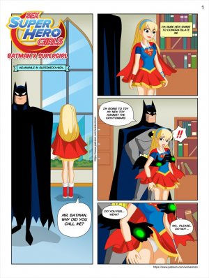 Sex Super Hero Girls- Batman X Supergirl - Page 1