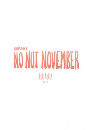 Sarah's No Nut November - Page 1