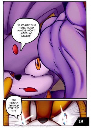 Amy and Blaze tickle endurance - Page 12