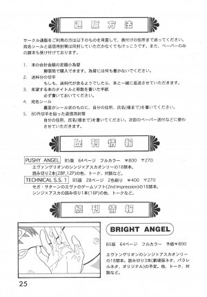 (C52) [System Speculation (Imai Youki)] TECHNICAL S.S. 1 2nd Impression (Neon Genesis Evangelion) - Page 26