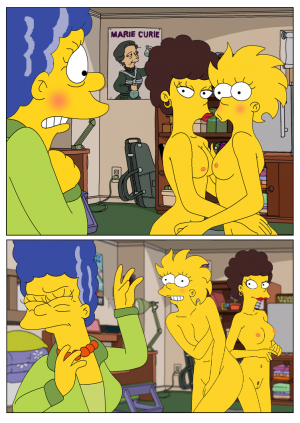 Marge and Lisa Simpsons go Lesbian – The Simpsons - Page 1