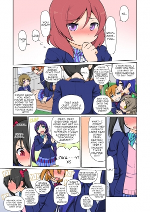  [CELTRANCE (Kogaku Kazuya)] Maki-chan ga Hajimete Nico-chan to Ecchi suru Hon (Futanari Ban) (Love Live!) [English]  - Page 6