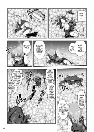[Erotic Fantasy Larvaturs (Takaishi Fuu)] Atsui Suana de Ase-Ippai no Kaeru Kan [English] [Digital] - Page 16