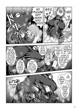 [Erotic Fantasy Larvaturs (Takaishi Fuu)] Atsui Suana de Ase-Ippai no Kaeru Kan [English] [Digital] - Page 17