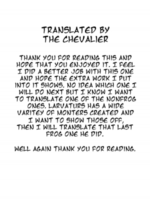 [Erotic Fantasy Larvaturs (Takaishi Fuu)] Atsui Suana de Ase-Ippai no Kaeru Kan [English] [Digital] - Page 36