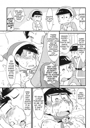 (Kahou wa Nete Matsu 6) [MatsuCha. (Maccha)] Present  o Mawasou! | Let’s give a present! (Osomatsu-san) [English] [Rotti Totti] - Page 21