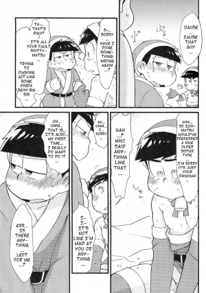 (Kahou wa Nete Matsu 6) [MatsuCha. (Maccha)] Present  o Mawasou! | Let’s give a present! (Osomatsu-san) [English] [Rotti Totti] - Page 37