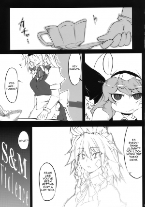 (C78) [BURUMAN (Tajima Yuki)] S&M Violence (Touhou Project) [English] =LWB= - Page 6