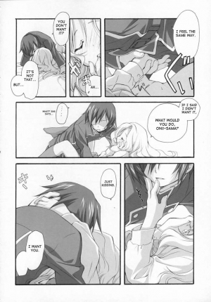 (COMIC1) [Kyougetsutei (Miyashita Miki)] Sweet (Code Geass: Lelouch of the Rebellion) [English] [Makoto] - Page 12