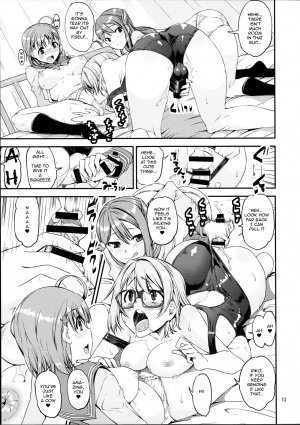 (C91) [Katamari-ya (Shinama)] Daisuki YO!! Sorrow!! (Love Live! Sunshine!!) [English] [CrossRook] [Incomplete] - Page 14