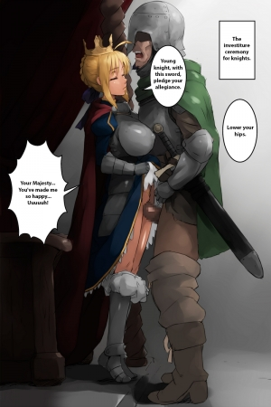  [Koboshi no Niwa (Koboshi)] Shuudan Haramashi Yuuhei Shussan Bakunyuu Fate Saber (Arthur-ou) | The Huge Breasted King Arthur (Fate/Stay Night) [English] =LWB=  - Page 3