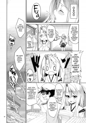 (C85) [Coffee Maker (TEL)] Hisho Kan Zuihou no Nanigenai Ichinichi (Kantai Collection -KanColle-) [English] - Page 34