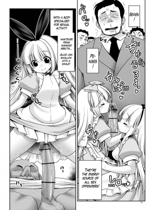 [Yosutebito na Mangakaki (Tomoki Tomonori)] Tai Chikyuujin Seiyoku Seigyo You Jinzouningen Arisu (Alice in Wonderland) [English] {Mant} [Digital] - Page 11