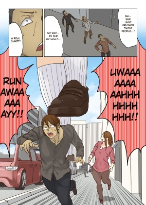  (C97) [ICE CAT (Uru)] Zankoku Kyodai Musume Fondue-chan no Ecchi na Gyakusatsu 丨Cruel Giantess Fondue-chan's Sexy Slaughter Time [English]  - Page 10