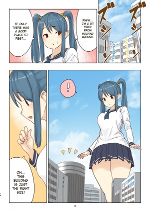  (C97) [ICE CAT (Uru)] Zankoku Kyodai Musume Fondue-chan no Ecchi na Gyakusatsu 丨Cruel Giantess Fondue-chan's Sexy Slaughter Time [English]  - Page 15