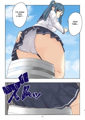  (C97) [ICE CAT (Uru)] Zankoku Kyodai Musume Fondue-chan no Ecchi na Gyakusatsu 丨Cruel Giantess Fondue-chan's Sexy Slaughter Time [English]  - Page 16