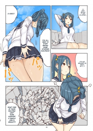  (C97) [ICE CAT (Uru)] Zankoku Kyodai Musume Fondue-chan no Ecchi na Gyakusatsu 丨Cruel Giantess Fondue-chan's Sexy Slaughter Time [English]  - Page 19