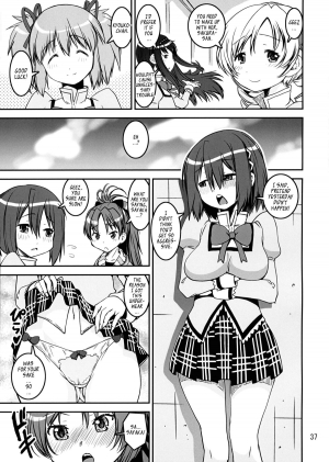 (C84) [KATAMARI-YA (Shinama)] Sasoiuke x Kaeriuchi  | Seductive Bottom x Hunted Hunter (Puella Magi Madoka Magica) [English] [YQII] - Page 38