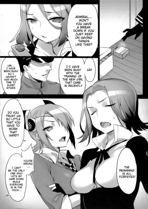 (C85) [Koi no Danmenzu (Iroito)] Zenryoku Kyoushuu Seyo  | Full-Force Assault Event (Kantai Collection) [English] {doujin-moe.us} - Page 7