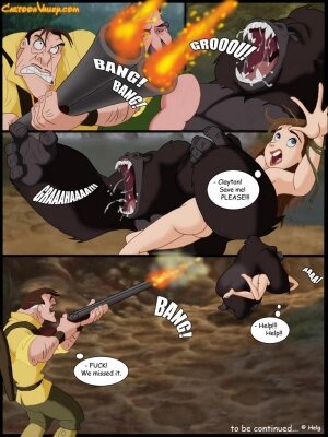 Tarzan- Jane Has Sex With Huge Ape - Page 12