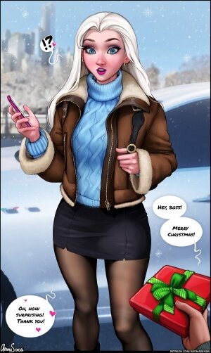 X-mas present for Elsa! (Futa | Shemale)