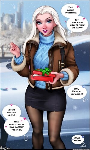 X-mas present for Elsa! (Futa | Shemale) - Page 2