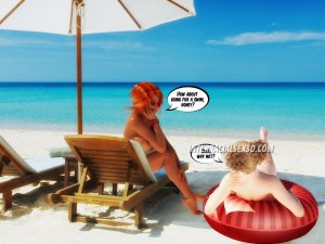 Beach Cum Guzzlers- InterracialSex3D