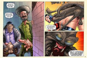 Unusual contact in a Dirty Alley- Superheroine - Page 24
