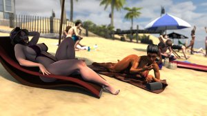 Sam in the Beach- zz2tommy