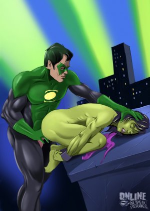 She Hulk- Green Lantern- Green Meeting - Page 2