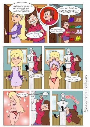 Gravity Falls- Mable X Pacifica - Page 1
