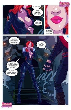Widow’s Down Time- Teasecomix – Ironwolf - Page 6