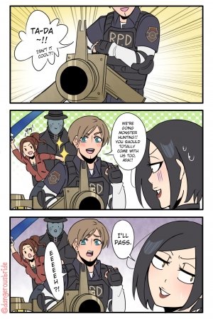 Her favorite weapon- Dangerous Bride (Resident Evil) - Page 4
