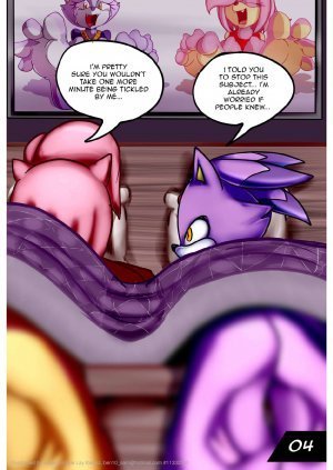 Amy and Blaze tickle endurance - Page 4