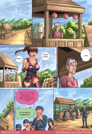 Ninja- Vivian (Giantess) - Page 3