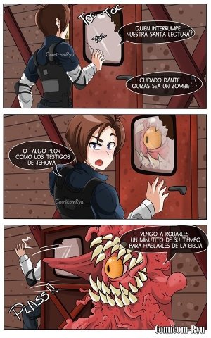 Resident Fuck- Comicom-Ryu (Resident Evil) - Page 9