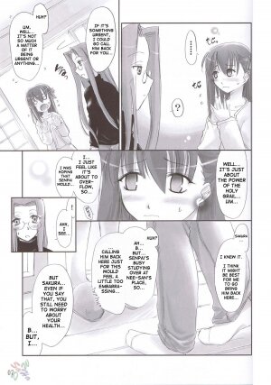 (C66) [Shimoyakedou (Ouma Tokiichi)] Pink Cherry (Fate/stay night) [English] [SaHa] - Page 6