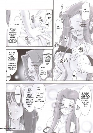 (C66) [Shimoyakedou (Ouma Tokiichi)] Pink Cherry (Fate/stay night) [English] [SaHa] - Page 9