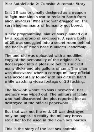 Nier Autofellatio 2: Cumslut Automata - Page 2