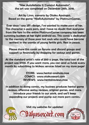 Nier Autofellatio 2: Cumslut Automata - Page 17