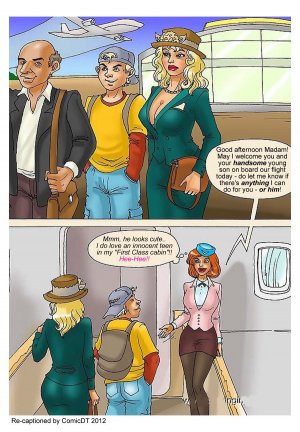 Mom Son on Plane - Page 1