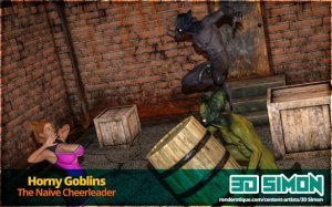 Horny Goblins 1-Naive Cheerleader, 3DSimon - Page 3