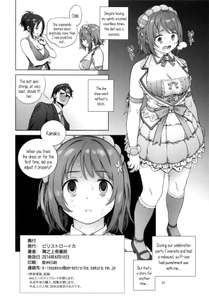 [Perestroika (Inoue Kiyoshirou)] Kanako no Fuwafuwa Diet | Kanako's Fluffy Diet (THE  CINDERELLA GIRLS) [English] {5 a.m.} - Page 26