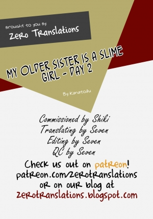  [Toufuya (Kanatofu)] Watashi no Ane wa Slime Musume - 2-kame - [English] [Zero Translations] [Digital]  - Page 25