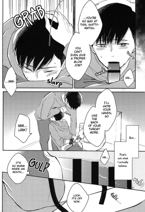 (6tsugo no Tamashii Forever) [kirscherise (Yoshiizumi Hana)] IchiKara no Susume. | Support for Ichikara (Osomatsu-san) [English] [Oyasumimi] - Page 7