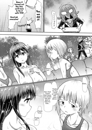 (C97) [Aoba Q Madou (Futaba Yodomu)] Futanari Onsen Bangumi no Nyuuyoku Ripootaa | On-site Futanari Onsen Report [English] [EHCove] - Page 29