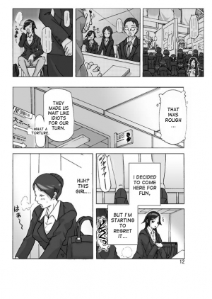 [ts-complex2nd (Asagiri)] Tamatama Toorigakatta Shuukatsuchuu no Joshidaisei ni Kigaete [English] [desudesu] - Page 13