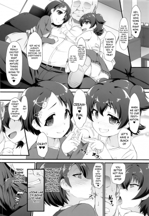 (C96) [CHARAN PORAN (Nekono Matatabi)] Chie to Miria wa Mesugaki Tenshi (THE  CINDERELLA GIRLS) [English] {Hennojin} - Page 4