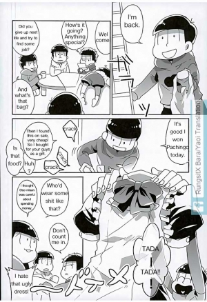 (6tsugo no Tamashii Forever) [Mata Kara Stream (Mohorovicic Matako)] Ero Doujin Mitai ni Jinan ni Ranbou Suru Hon (Osomatsu-san) [English] - Page 3
